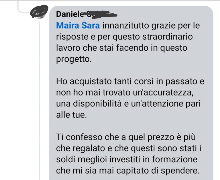 recensioni Sara Maira Art Business Strategist per artisti e creativi, artist coach e artist manager