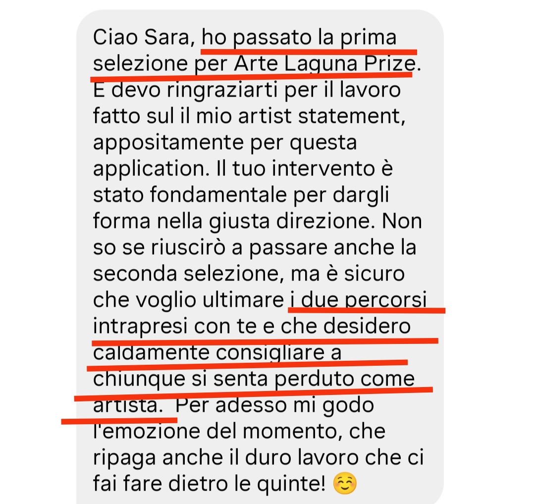 Recensione Sara Maira Business Strategist per artisti e creativi